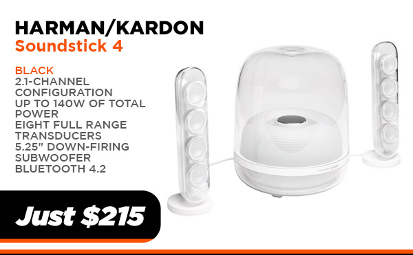 HARMAN KARDON Soundstick 4 - Harman Kardon Speaker Soundstick 4 - White $215.00
